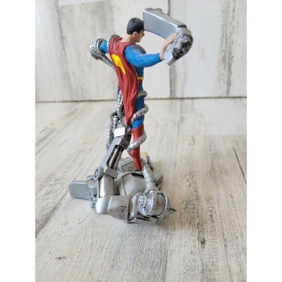 DC brainiac Superman fight 2001 comic figuring statue mini - Picture 6 of 8